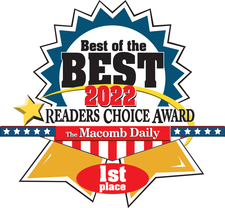 1st Place Winner of The Macomb Daily's Reader's Choice Award 2022